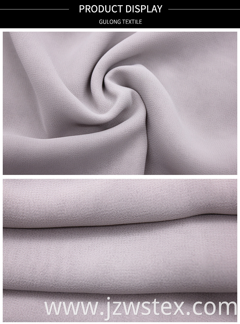 High Quality Plain coloured Wholesale Pure Soft Plain Silk Chiffon Fabric